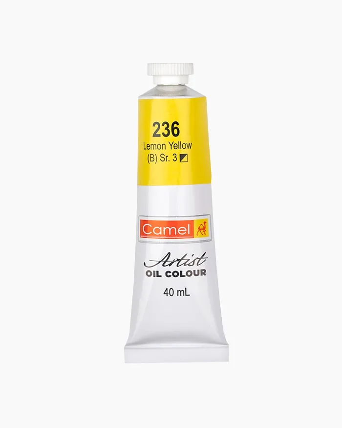 Camel Artist Oil Colour 40ml-Lemon Yellow(236) – www.haanz.lk