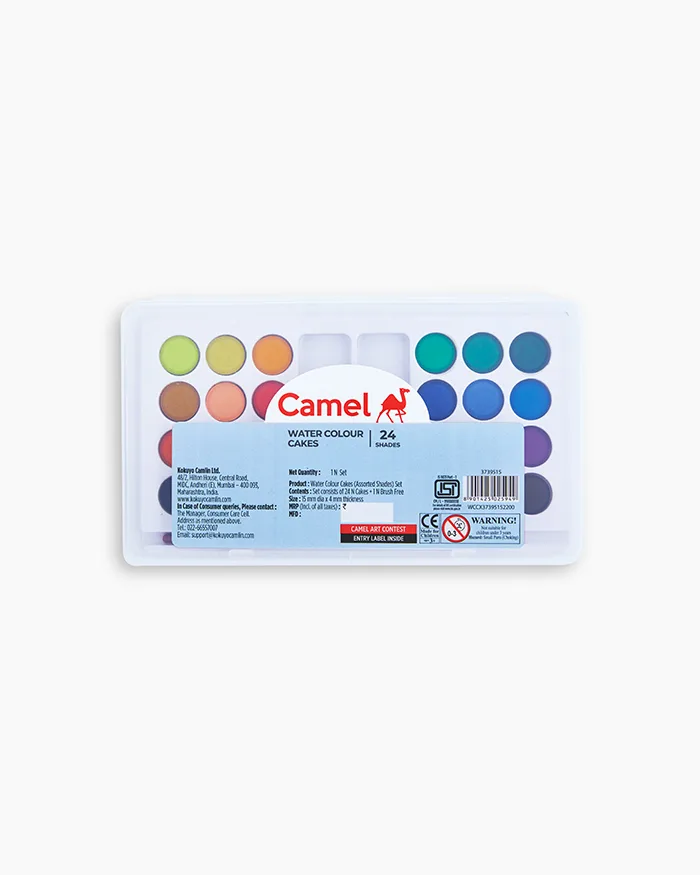 Camlin Water Colour Cakes 24 - Image 2