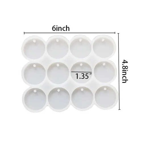 12 Circles Silicone Mold (9927010 ) - Image 1