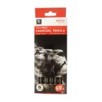 Art Nation Woodless Charcoal Pencils (6pcs) - Image 2