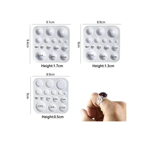 16 Circles Silicone Mold - 1.5cm Thickness (9926929 ) - Image 1