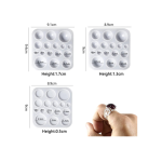 16 Circles Silicone Mold - 1.0cm Thickness (9926918 )