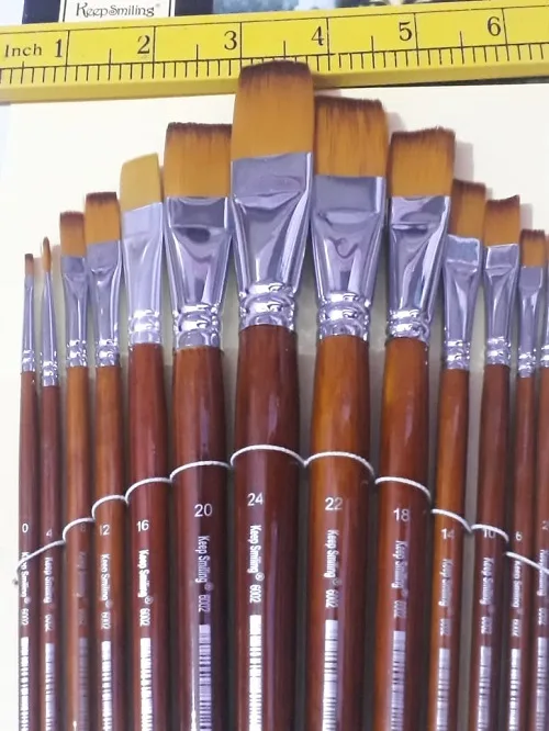 Keep Smiling Brand Flat Brushes 13set - Image 2