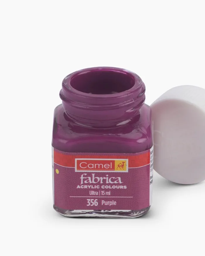 2-10.jpg Camlin Fabrica Acrylic 15ml -Purple (356) - Image 1