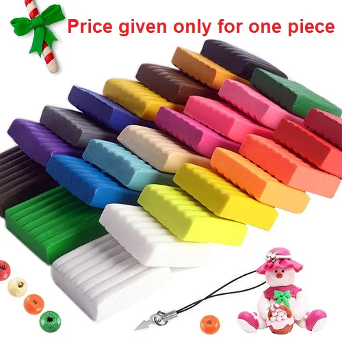 Oven Bake Polymer Clay -20g(Black) - Image 2