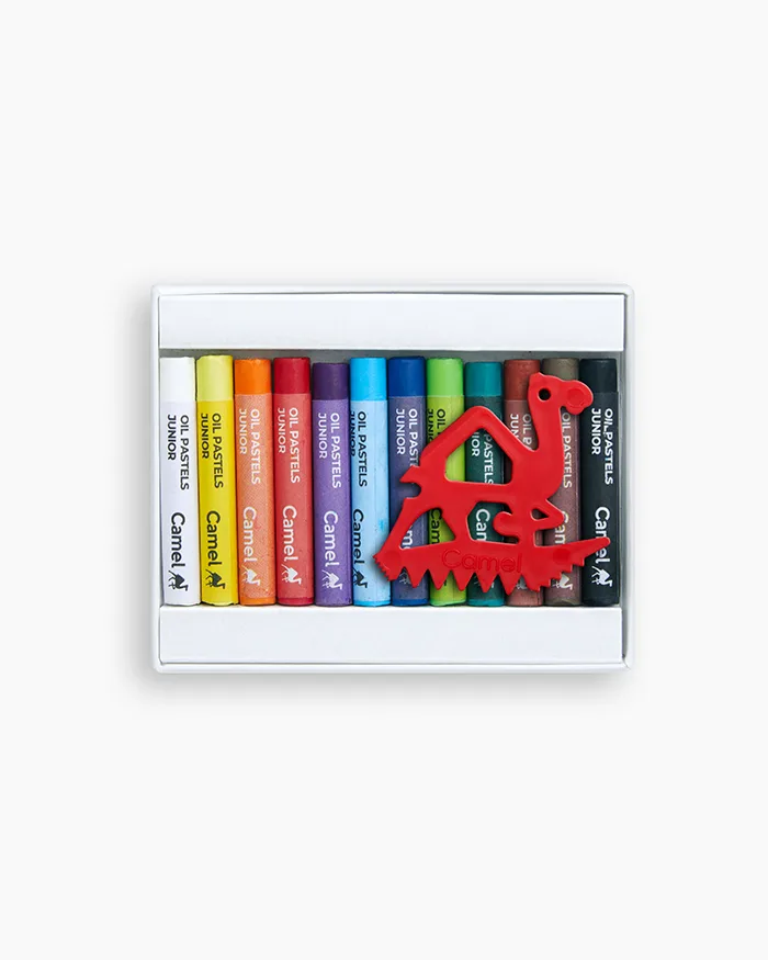 Camel Oil Pastels -12 shades - Image 3