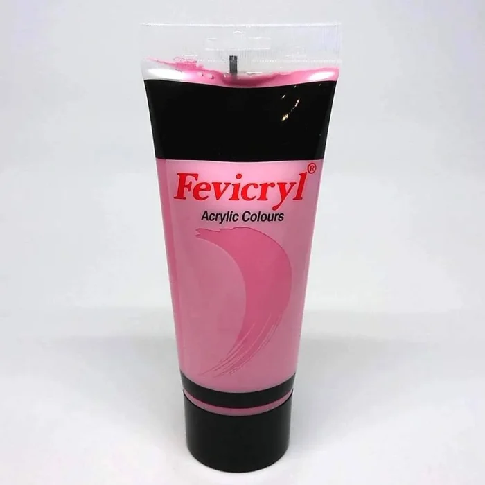 Fevicryl Acryllic Colour 200ml - Permanent Rose - Image 2