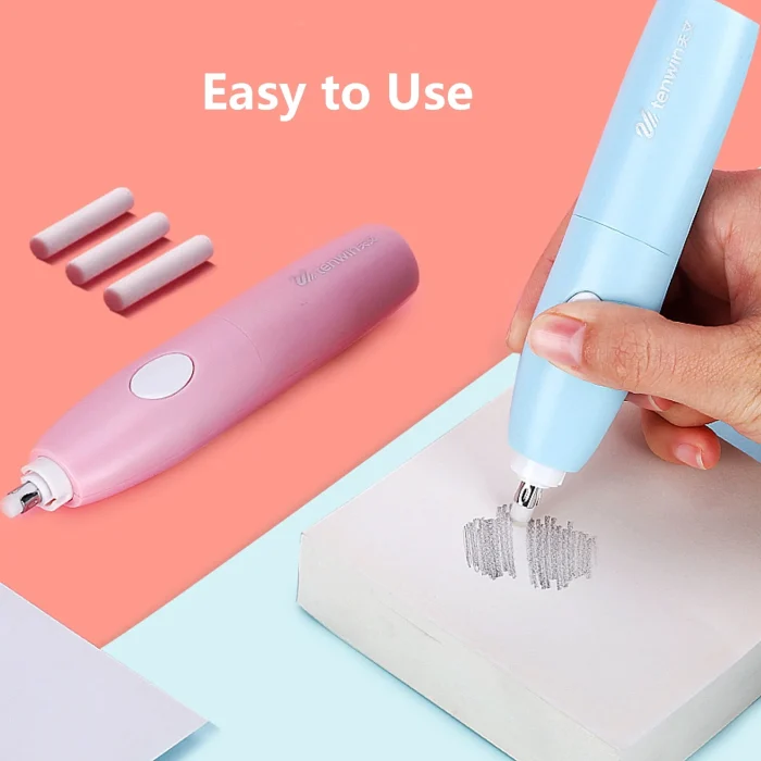 Tenwin Electric Eraser with Refills Pack - Image 2