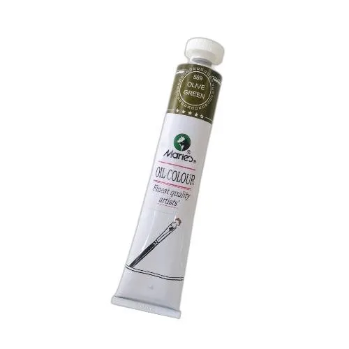 695497a8e987d300e983bedb0380aa31.jpg Marie's Oil Colour -50ml -569 -Olive Green - Image 1