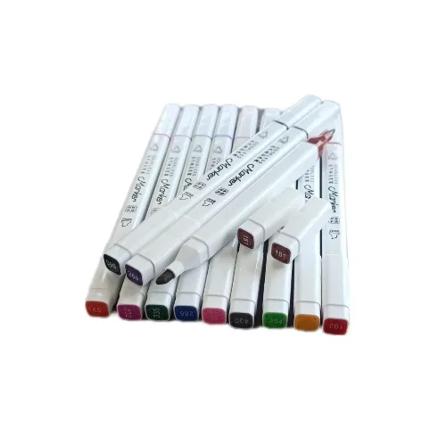 Dual Tip Colour Marker Pen -12Pcs - Image 2