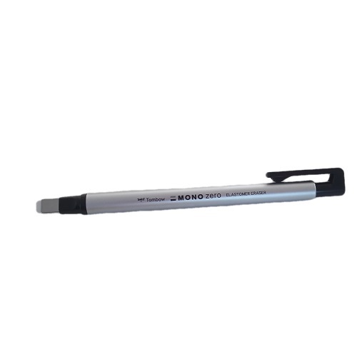 7bd93c57bc0ef15019d31b1e01d75783.jpg Tombow MONO Zero Eraser, Square tip -Silver - Image 1