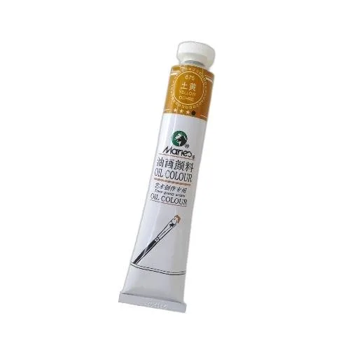 7c6cce0dcd2863003a4c058fbe438c01.jpg Marie's Oil Colour -50ml -676 -Yellow Ochre - Image 1