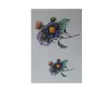 Resin Filling - Flower Sticker - A