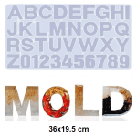 English Letter Silicon Mold (9926276)