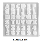 Small Letter / number Silicon Mold (9926409)