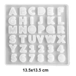 Small Letter / number Silicon Mold (9926409)