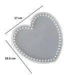 Bag Crafting Mold with Holes-Heart