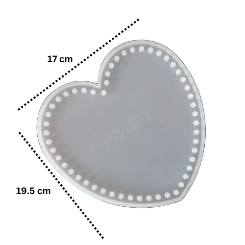 9926961 1 Bag Crafting Mold with Holes-Heart - Image 1