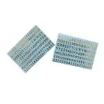 Small Resin Letters 2Pcs