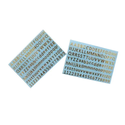 Small Resin Letters 2Pcs - Image 1