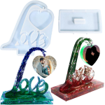 Hanging Love Silicon Mold with Stand (9927967)