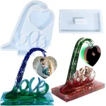 Hanging Love Silicon Mold with Stand (9927967)