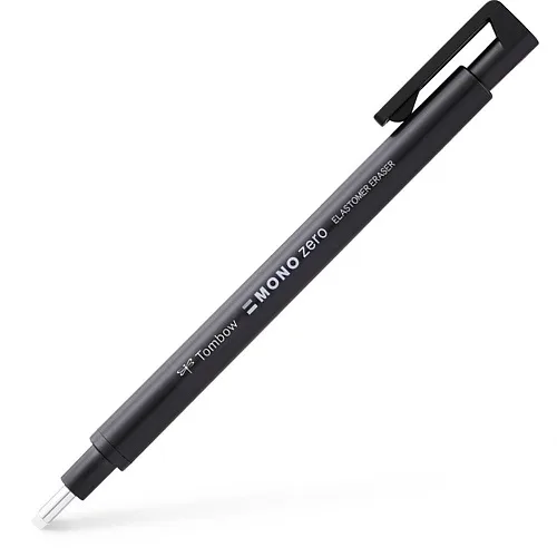 9930321dc85a3aeed9b6d23ef0b03c51.jpg Tombow MONO Zero Eraser, Square tip -Black - Image 1