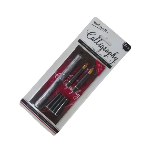 Mont Marte Calligraphy Pen Set-2 Nib - Image 1
