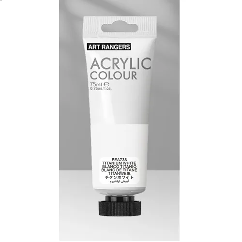 Art Ranger Acrylic, 75ml -Titanium White - Image 1