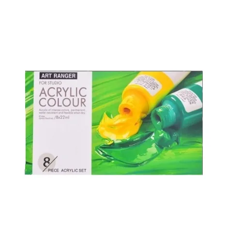 Acrylic Acrylic set 8x22ml_1 Art Rangers Acrylic -8x22ml Acrylic set - Image 1