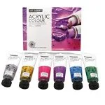 Art Ranger Acrylic -6x75ml Glitter Set - Image 2