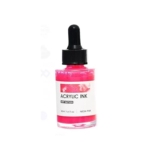 Art Nation Acrylic Ink - 30ml - Neon Pink - Image 1