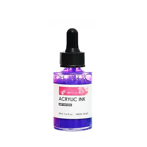 Acrylic Ink - Neon violet Art Nation Acrylic Ink - 30ml - Neon Violet - Image 1