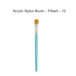 Acrylic Nylon Brush - Filbert - 12