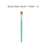 Acrylic Nylon Brush - Filbert - 12