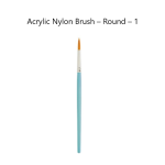 Acrylic Nylon Brush - Round - 1