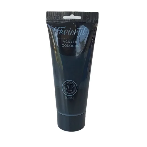 Acryllic Colour 200ml Mars Black_1 Fevicryl Acryllic Colour 200ml - Mars Black - Image 1