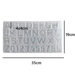 Alphabet Mold - With hole (9927952 )