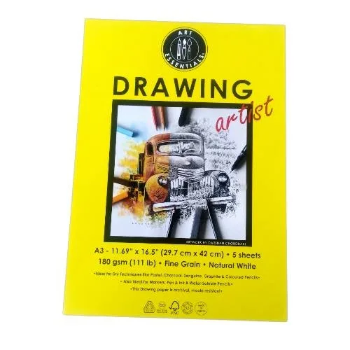 Art Essntl Artst W_C pad A3 180GSM1 Art Essntl Artst W/C pad A3 -180GSM - Image 1