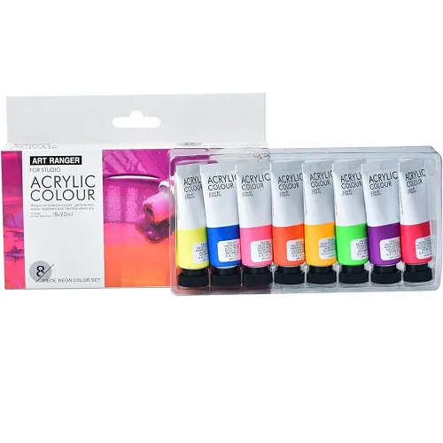Art Rangers Acrylic -Neon set 8x22ml - Image 1