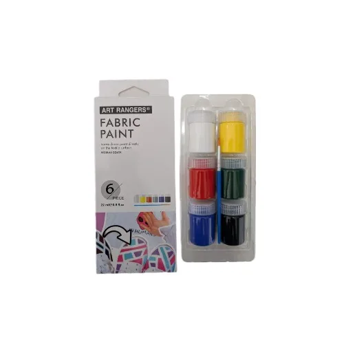 Art Rangers Fabric Paint 6x22ml - Image 1
