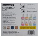 Art Rangers Fabric Spray Paint -Lite Colour Set - Image 3