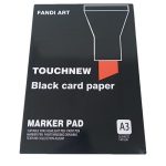 Black Card Paper Marker Pad - A3