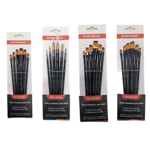 Bomeijia Black Brush set 6Pcs - Image 1