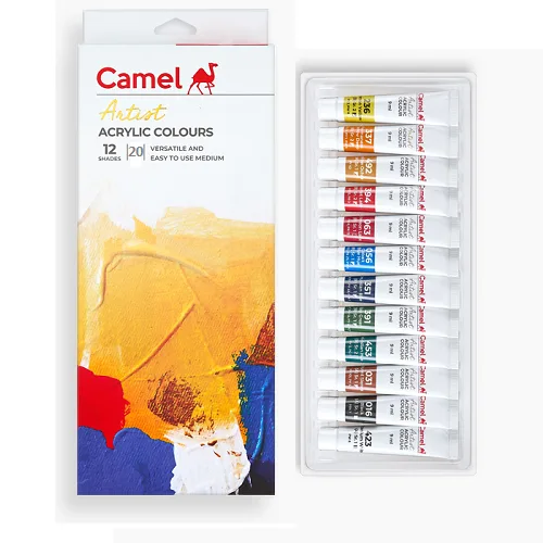 Camel Artist Acrylic 12x20ml - Image 1