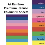 Colour A4, 10pack Premium Colours (80GSM)