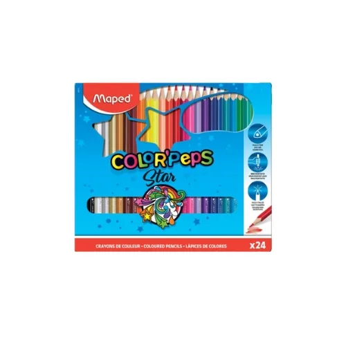 Maped Colour Peps Star Colour Pencils -24 - Image 1