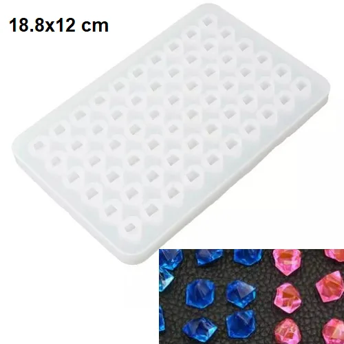 Small Gem Silicon Mold (D1033) - Image 1