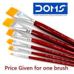 DOMS Synthetic Brush Flat