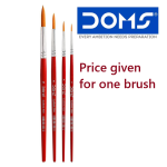 DOMS Synthetic Brush Round